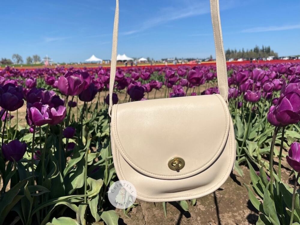 Vintage Coach Watson Bag 9981 Bone USA 1996